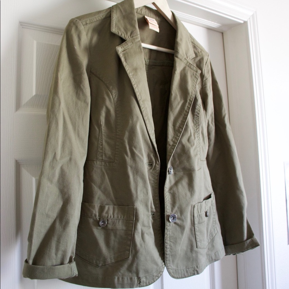 Green heavy duty jacket/blazer